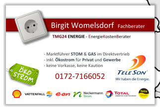 Birgit Womelsdorf - Strom und Gas - 51069 Köln