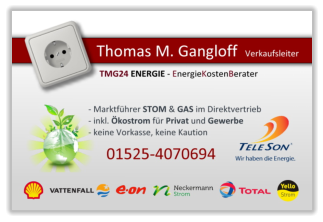 Thomas M. Gangloff - Strom und Gas - 50827 Köln
