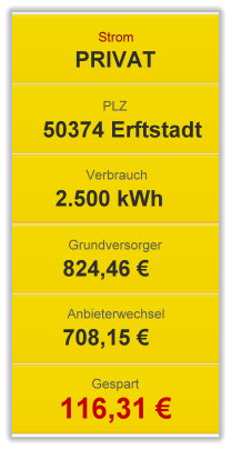 Bei privaten Strom durch Preisvergleich sparen